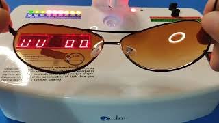 Macchina misurazione raggi ultra violetti lenti occhiali
